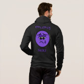 ZUIGT...Epilepsie Hoodie (Achterkant volledig)