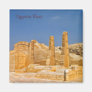 Zuilen van een oude tempel in Egypte Magneet