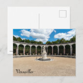 Zuilenrij bos in de tuinen van Versailles Briefkaart (Voorkant / Achterkant)