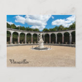 Zuilenrij bos in de tuinen van Versailles Briefkaart (Voorkant)