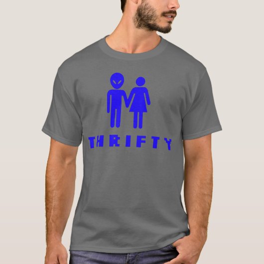 Zuinig SciFi-meisje T-shirt (Voorkant)