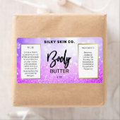 Zuinige etiketten met Paarse en goudpleisters (Insitu)