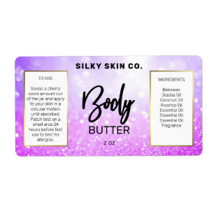 Zuinige etiketten met Paarse en goudpleisters