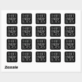 Zuinigheid is de Nieuwe Zwarte Sticker (Vel)