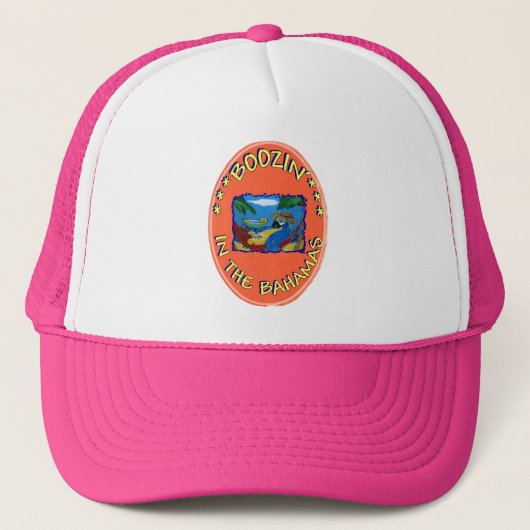 ZUIPEN IN DE BAHAMA'S TRUCKER PET (Voorkant)