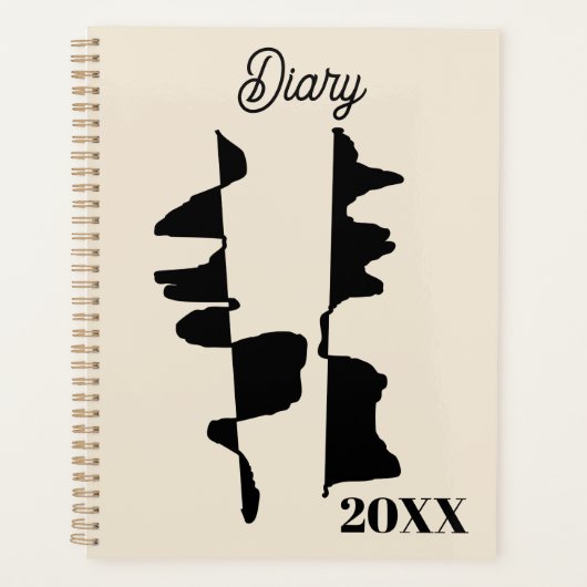 Zuivel "Abstract Dual Face" Planner (Voorkant)