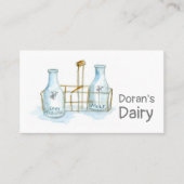 Zuivel Boerderij Holstein Koeien Visitekaartje (Voorkant)