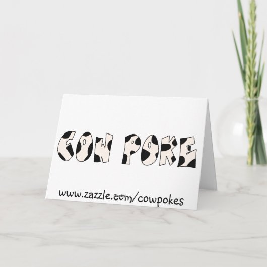 Zuivel Boerderij Koeien Vakantie/Dank u/Wenskaart Bedankkaart (Achterkant)