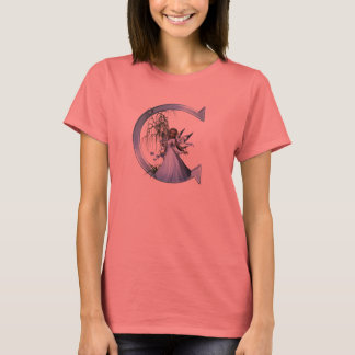 Zuivelblauw Monogram C T-shirt