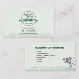 ZuivelBoerderijen, rundvee, landbouw, Visitekaartj Visitekaartje