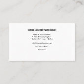 ZuivelBoerderijen, rundvee, landbouw, Visitekaartj Visitekaartje (Achterkant)