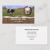 ZuivelBoerderijen, rundvee, landbouw, Visitekaartj Visitekaartje (Voorkant / Achterkant)