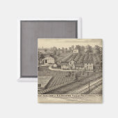 Zuivelboerderijen van RS Houston en WC White Magneet (Voorkant / Achterkant)