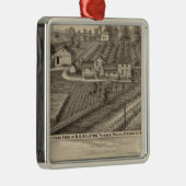 Zuivelboerderijen van RS Houston en WC White Metalen Ornament (Rechts)