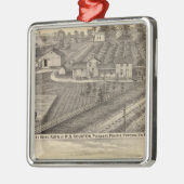 Zuivelboerderijen van RS Houston en WC White Metalen Ornament (Links)