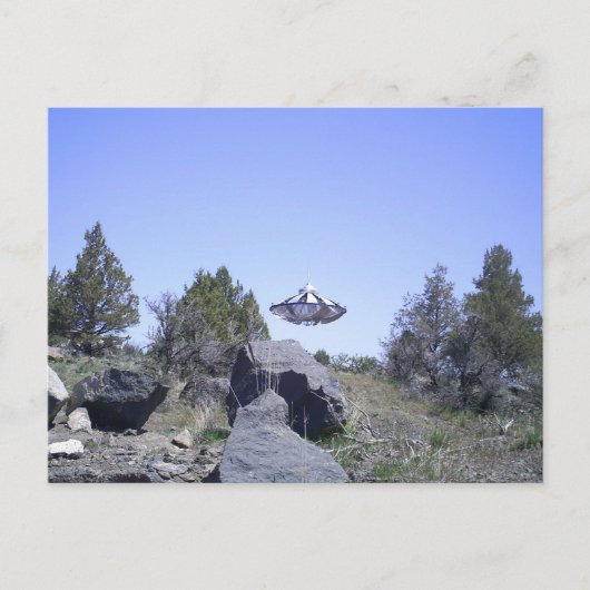 Zuivelfabriek, het UFO van Oregon Briefkaart (Voorkant)