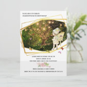 Zuivelgeheime tuin magische vlinderlichten kaart (Staand voorkant)