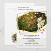 Zuivelgeheime tuin magische vlinderlichten kaart (Voorkant / Achterkant)