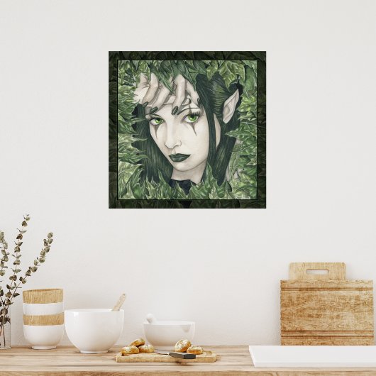 Zuivelheid van het poster van het Donkere bos (Keuken)