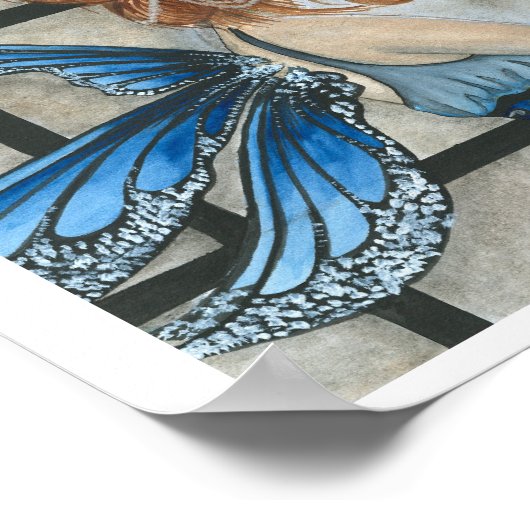 Zuivelig Poster voor stofvrij maken afdrukken (Hoek)