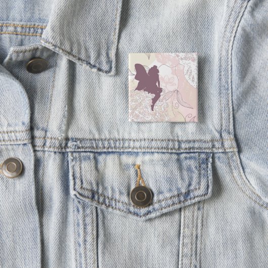 Zuivelknop Vierkante Button 5,1 Cm (In situ)