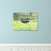Zuivelkoe Foto Wand Canvas Kunst (Insitu (Houten vloer))