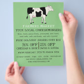 Zuivelkoe, Kaashandelaar Reclame Flyer (Hand)