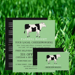 Zuivelkoe, Kaashandelaar Reclame Flyer