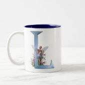 Zuivelmonogram L Tweekleurige Koffiemok (Links)