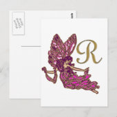 Zuivelmonogram R Briefkaart (Voorkant / Achterkant)