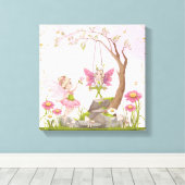 Zuivelnatursery decor set van 3 canvas afdruk (Insitu (Houten vloer))