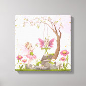 Zuivelnatursery decor set van 3 canvas afdruk (Voorkant)