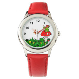 Zuivelpadden en kikkers horloge