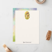 Zuivelpaddenstoelen op maat notitiekaartje (Voorkant / Achterkant in situ)