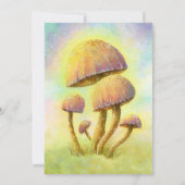 Zuivelpaddenstoelen op maat notitiekaartje (Achterkant)