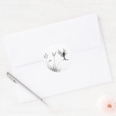 ZuivelSticker Ronde Sticker (Envelop)