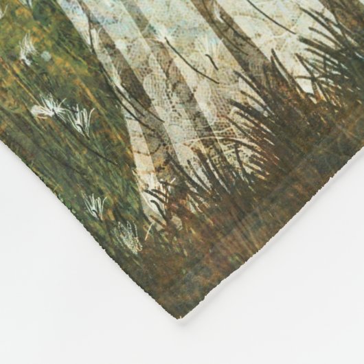 Zuivelstructuur Fleece Deken (Hoek)