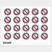 Zuivelvrije productlabels ronde sticker (Vel)