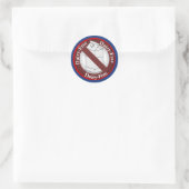 Zuivelvrije productlabels ronde sticker (Tas)