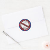 Zuivelvrije productlabels ronde sticker (Envelop)