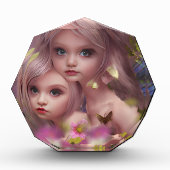 Zuivelzussen tussen de bloemen in het bos fotoblokken (Voorkant)