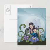 Zuiver en draak briefkaart (Voorkant / Achterkant)