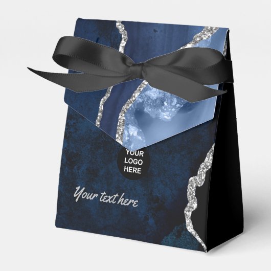 Zuiver en zilverhoudend edelsteen bedankdoosjes (Voorkant Zijde)