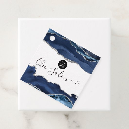 Zuiver en zilverhoudend edelsteen bedankjes labels (In situ)