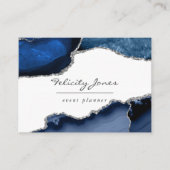 Zuiver en zilverhoudend edelsteen visitekaartje (Voorkant)