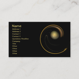 Zuiver Fijn Fractal van brago-Mitchell van de Vlam Visitekaartje