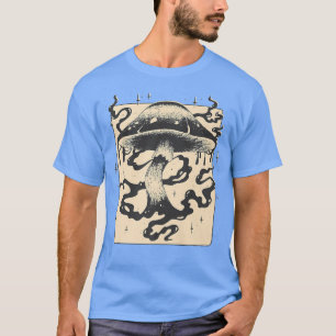 Zuiver gekookte kattekernen Witte paddenstoel esth T-shirt