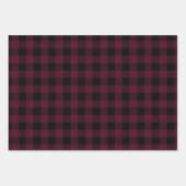 Zuiver geplakt buffel controleert traditioneel roo inpakpapier vel (Voorkant)