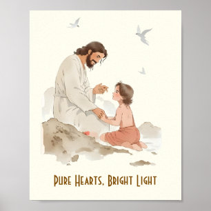 Zuiver Hart Helder Licht Poster