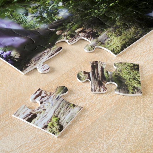 Zuiver in de puzzel van de bossen legpuzzel (Zijkant)